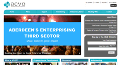 Desktop Screenshot of acvo.org.uk