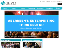 Tablet Screenshot of acvo.org.uk